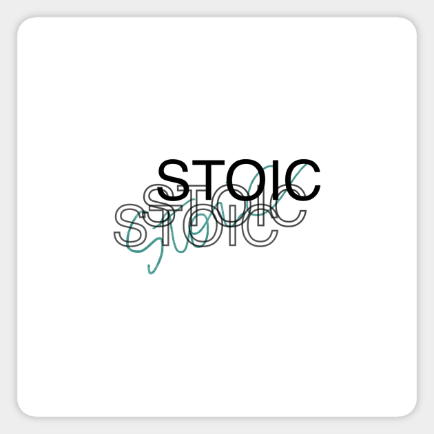 Stoic Sticker by Kenkenne